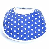 Infantissima Laminated Infant Bib, Dot Royal Blue by Infantissima