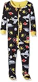 Petit Lem Boys' Footed Pajamas Spaceship 12M [並行輸入品]