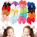 超カワイイリボンデザイン カラフルヘアクリップ 女の子髪留め ベビー髪飾り ヘアアクセサリー 【全20カラー】