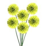 Zhhlinyuan 良質 Artificial Hydrangea Wedding Party ホーム Simulation Flower Decor Crafts 6 Pcs