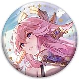 原神 公式グッズ 正規品 逸聞軼事 缶バッジ (八重神子) [並行輸入品]