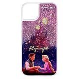 イングレム Phone 14 Plus 『ディズニーキャラクター』/ラメ グリッターケース/お城 IJ-DP38LG1S/RZ4