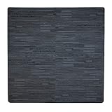 Tadpoles Wood Grain Playmat Sets, Black (64 sq ft - 16 tiles) by Tadpoles