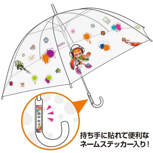 スプラトゥーン 傘ステッカー 壁用ステッカー ボディステッカーが発売 レインボートイボックス