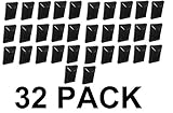 32 pack-fence Postプラスチックブラックキャップ4 x 63 5 / 8 " x 5 5 / 8 " )圧力扱われ投稿