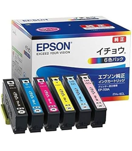 EPSON インクカートリッジ 純正イチョウ6色セット23個 エプソン純正インク ITH-6CL 6色パック 1箱