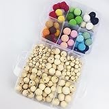 [木製アクセサリーセット]DIY ママ授乳ジュエリー 赤ちゃんのおもちゃ Type2+Type3