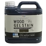 アサヒペン 水性WOODジェルステイン ブラック 1.6L