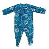 Miami Dolphins幼児用サイズ3 – 6ヶ月All OverチームロゴFooted Pajamas – チームカラー