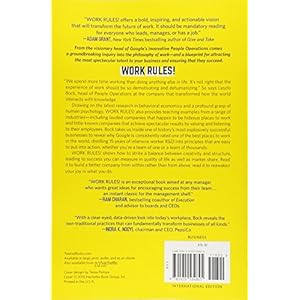 Work Rules!: Insights from Inside Google That Will Transform How You Live and Lead