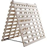 すのこベッド 桐 二つ折り 通気性 シングル 天然木