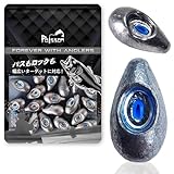 Poisson（ポアソン） 鉛 ティアドロップ型 フリーリグ フリリグシンカー 9バリエーション 34g 27g 23g 19.5g 13g 9.5g 6.5g 4.7g 3.3g 重り (チューブ入り13g×25個)