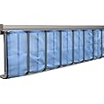 ベランダ バルコニー 目隠しシート 90cm×180cm (水色 柄なし)