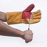 RaiFu 手袋 作業 電気溶接 ガーデニング 実用 断熱 カット 抵抗性 ソーンプルーフ ミトン 作業用手袋 作業