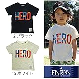 【SiShuNon/FARM】ファーム ヒーロー 半袖 Tシャツ 100 15 ホワイト