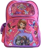 Disney Sofia The First Girl's Pink 16in Backpack School Bag BP-5226 [並行輸入品]