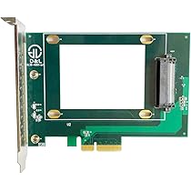 Amazon | 2.5インチNVMe SSD(PEX4SFF8639)用インターフェース