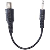 3Aカンパニー アンテナ 整合器 F型 (メス) -φ3.5mm (オス) 15cm DAD-F35M-015