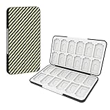 PGRTYOF Switch ゲームソフト ゲームカード収納ケース 24点収納可、【耐衝撃】ハードシェル保護・耐久24スロットカード＆24スロットマイクロSDカード収納ホルダーボックス、スリムでポータブル【Switch / Switch有機ELモデル両対応】