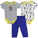 Little Beginnings 2、ボディスーツ1パンツベビー男の子セット US サイズ: L