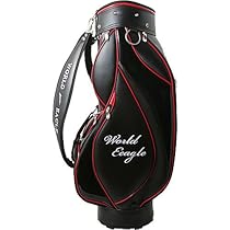 WORLD EAGLE キャディバッグ ブラック/レッド　マーク WORLD EAGLE キャディバッグ ブラック/レッド マーク WORLD
