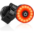 WOTOW Bike Rear Light, Ultra Bright Compact Bicycle Taillight with 5 Light Mode Options, IPX5 Waterproof USB Rechargeable Cyc
