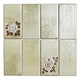 レトロ 内装タイル ＢＲ－６３ 若草色 １０シートセット