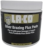LA-CO High Heat Resistance Silver Brazing Flux Paste, 1000 to 1700 Degree F Temperature, 1 lbs by La