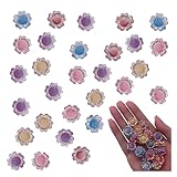 ファイニエ ビーズ 花 ひまわり 16ｍｍ オーロラ 混色 100個 カラフル ぷっくり 向日葵 大容量 ハンドメイド アクセサリー 手芸 パーツ BD3809