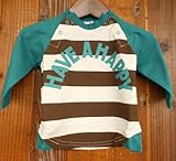 hua kupu(フアクプ) HAPPY L/S TEE Tシャツ (70-80) 70,ブラウン