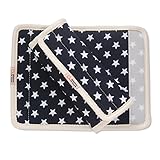 あかちゃんといっしょ よだれカバーWide ネイビースター