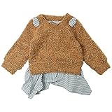 《春秋冬対応》SCHNEE(スネー) ループヤーンチュニック 130cm/オレンジ NO.F-661275