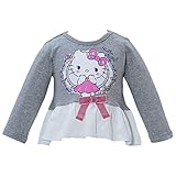 2017年 秋冬 HELLO KITTY ハローキティ スムス 裾フリル 長袖Ｔシャツ グレー◇90cm