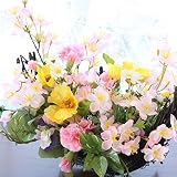 山久 （シルクフラワー）桜とポピーの和のアレンジ 1301-5011（T触）【造花】