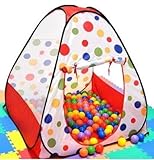 ICEKEY Polka Dot Portable Play Tent Ball Pit Play House with Carrying Bag Perfect for Indoor or Outd