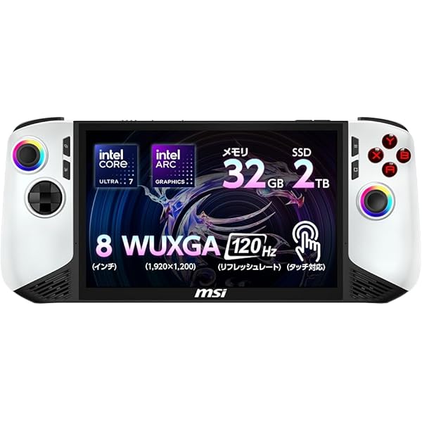 Amazon.co.jp: MSI Claw PCゲーミングハンドヘルド:Intel Ultra
