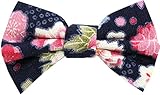 女の子 和風 リボン型ヘアアクセサリー/クリップタイプ【cp-8-3739】 ネイビー