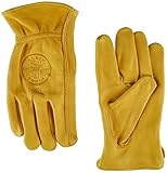 Klein Tools 40021 Unlined Sueded-Deerskin Work Gloves, Medium by North Coast Electric [並行輸入品]