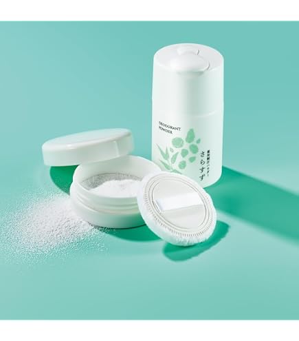 Amazon | 薬用制汗パウダー さら すず 30g 本体セット パフ付き 天然