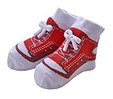 ベビーエンポリオ: SG スニーカー柄ソックス オーガンジーバッグ入り 0-9M #13603