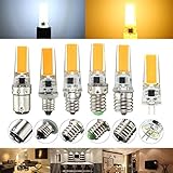 ILS - Dimmable E11 E12 E14 E17 G8 BA15D 2.5W LED COB Silicone Light Lamp Bulb 220V