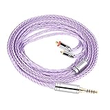 Tripowin Zonie 16 コアー銀メッキケーブル＆SPCHIFIイヤホンアップグレードケーブル (4.4mm-MMCX, グレー)
