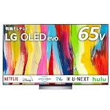 LG 有機EL テレビ 65型 4Kチューナー内蔵 OLED65C2PJA スマートテレビ Alexa搭載 2022年モデル