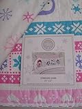 Lil Pixies Penguins Polar Bears Snowflakes Reversible Standard Sham [並行輸入品]