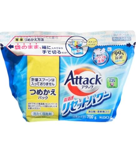 Amazon.co.jp: 花王 アタック 高活性バイオパワー 詰替 750g