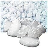 防犯防草に最適な白色砂利 真っ白でしっかりした質感 防犯草ストーン【10kg】地表の温度上昇も抑える優れモノ