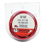 Diversitech w142ワイヤ、銅、14g、20 ft。レッド、