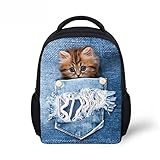 FOR U DESIGNS(JP) リュック 子供 軽量 男の子 女の子 猫柄