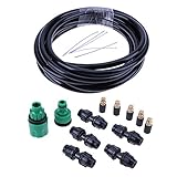 Demiawaking 散水用具セット 灌漑スプリンクラー 冷却スプレー ミスト・噴霧・灌漑・散水用具 ガーデニング 園芸 ホース スプリンクラー5個入り