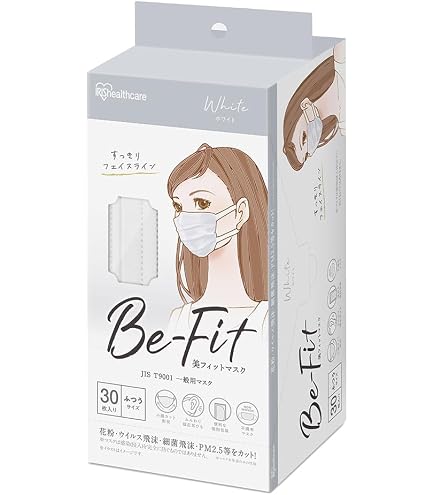 Amazon.co.jp: アイリスオーヤマ 美フィット マスク 不織布 7枚 ふつう